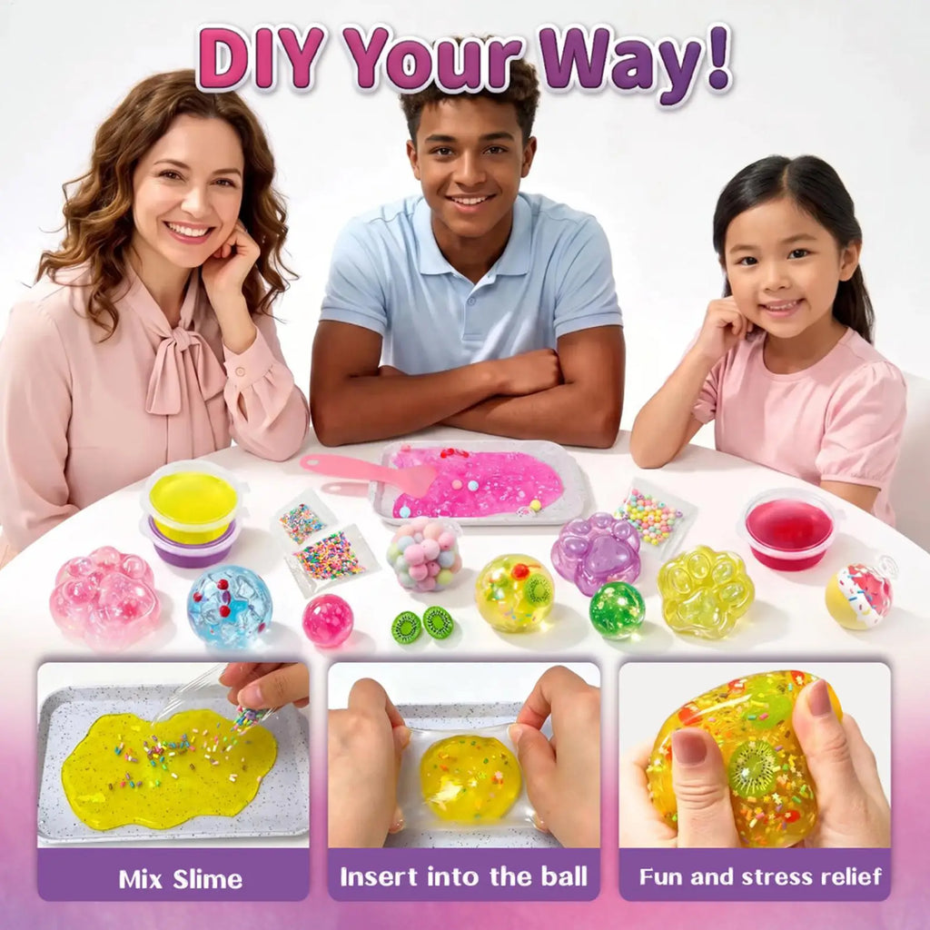 DIY Squishy Toy Kits Cute Cat Paw