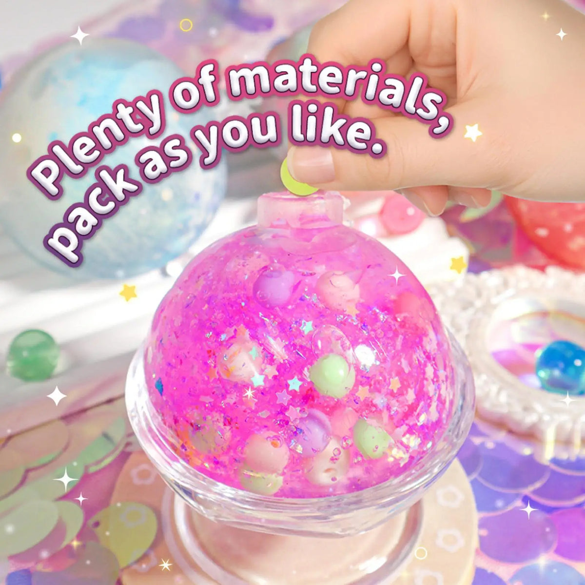 DIY Squishy Toy Kits Cute Cat Paw