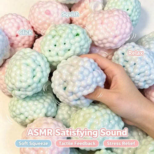 ASMR Bead Squishy Ball Fidget Toy