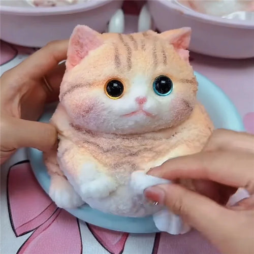 Cat Squishy Soft Silicone Squeeze Toy