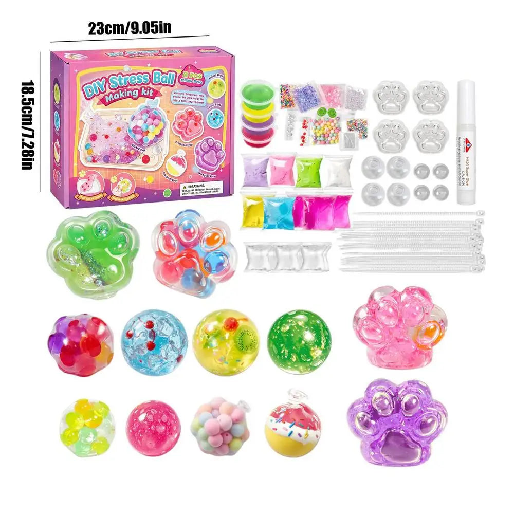 DIY Squishy Toy Kits Cute Cat Paw